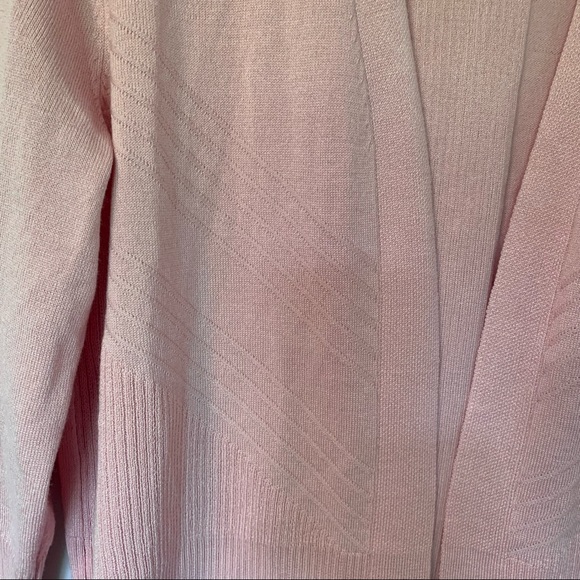 NWT Verve Ami soft pink open front cardigan, size M - Picture 4 of 8